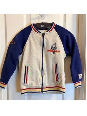 Disney Parks Mickey Mouse Varsity Jacket Kids Size Small 1971